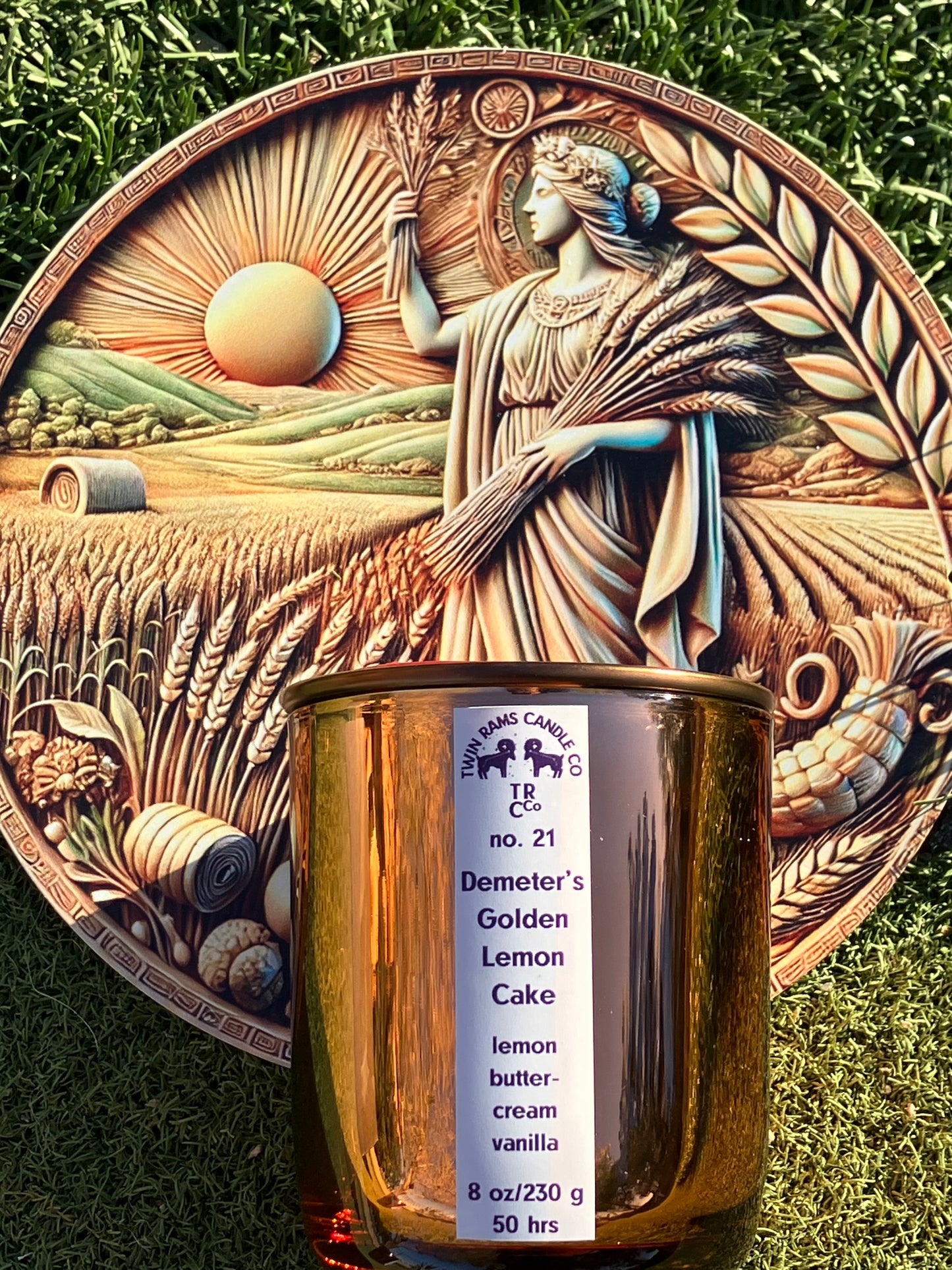 no. 21 Demeter's Golden Lemon Cake Candle