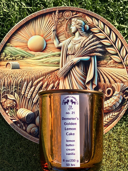 no. 21 Demeter's Golden Lemon Cake Candle