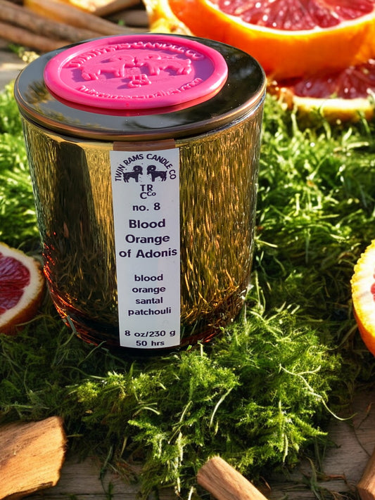 no. 08 Blood Orange of Adonis Candle
