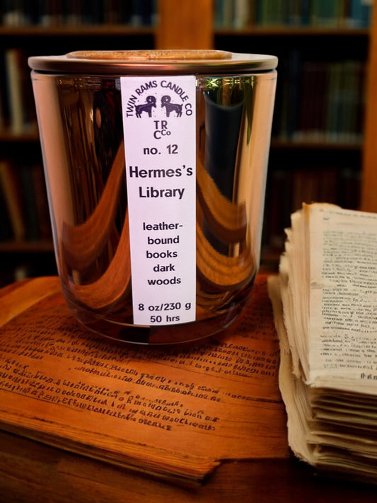 no. 12 Hermes' Library Candle